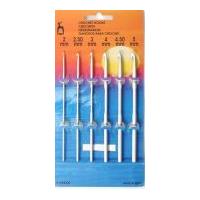 pony aluminium crochet hooks variety pack