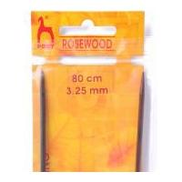 Pony Rosewood Circular Knitting Needles 3.25mm