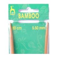 Pony Bamboo Circular Knitting Needles 5.5mm