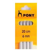 Pony Double Point Knitting Needles 6mm