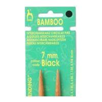 Pony Bamboo Circular Interchangeable Knitting Needles Shank Black