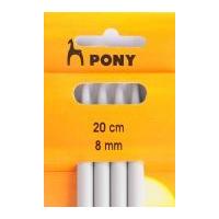 Pony Double Point Knitting Needles 8mm