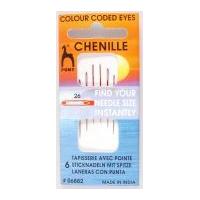 Pony Colour Coded Eye Chenille Sewing Needles