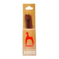 Pony Rosewood Knitting Needles 6.5mm