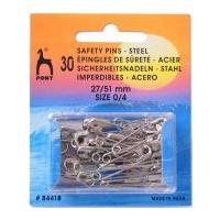Pony Safety Pins Silver/Nickel
