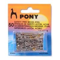 Pony Safety Pins Brass/Nickel
