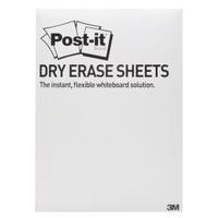 Post-it Dry Erase White Sheet 177 x 288mm DEFPACKS-EU