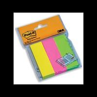 Post-it Note Markers 100 each of Neon Yellow /Pink/ Lime Green (3 Pack)