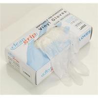 powder free size extra large disposable vinyl gloves clear 1 pack of