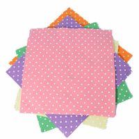 POLKADOT FELT SQUARES 12 X12 Assorted Colours Pack of 10 PASTEL 374598