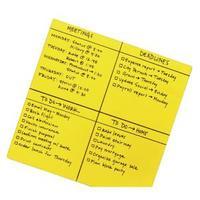 post it super sticky yellow big notes 279 x 279mm pack of 30 bn11 eu