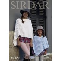 Ponchos in Sirdar Smudge (7869)