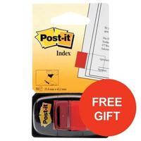 post it 25mm index flags red 12 x 50 flags offer buy 2 and get free