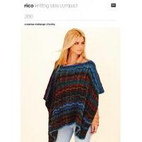 Poncho and Tie Front Jacket in Rico Design Creative Melange Chunky (266)