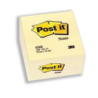 Post-it Sticky Notes Cube Yellow 1 x 450 Sheets 636-B