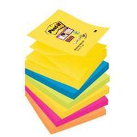 Post-It Super Sticky Z-Note 76mm x 76mm Note Pad Rio - Assorted