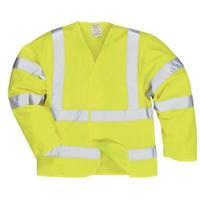 Portwest High Visibility Jerkin Jacket Polyester Yellow Medium C473MED
