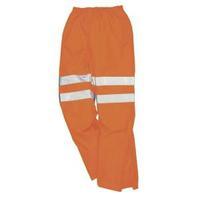 portwest high visibility railtrack trousers polyester breathable