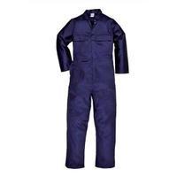 Portwest Stud Front Coverall Polyester and Cotton Multiple Pockets