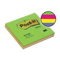 Post-it 76 x 76mm Sticky Notes Rainbow Colours Spring 12 x 100 Sheets