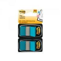 Post-it Index Dispenser Dual Pack Bright Blue Pack of 100 680-BB2EU