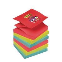 Post-it Super Sticky Z-Notes 76 x 76mm Bora Bora Collection Pack of 6