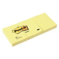 post it 38x51mm canary yellow notes pack of 12 653y