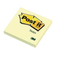 post it 76x76mm canary yellow notes pack of 12 654y