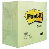 Post-it Note Cube 76x76mm Canary Yellow 636B