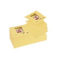 Post-it Super Sticky Z-Notes 76x76mm Canary Yellow Pack of 12