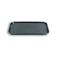 Polypropylene 390 x 290mm Non Slip Dishwasher Safe Tray Black PT1216