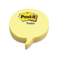 Post-it Sticky Notes Bubble Shaped YellowGrey 1 x 225 Sheets 2007SP