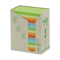 Post-It Sticky Notes Recycled Tower Pack Pastel Rainbow Assorted