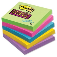 Post-it Super Sticky Notes Ultra Assorted 12 x 90 Sheets 654-12SSUC