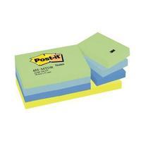 Post-it Sticky Notes Repositionable 38x51mm Mint Rainbow Dreamy