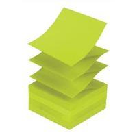 Post-it Sticky Notes Z-Notes Neon Green 12 x 100 Sheets R330NAG