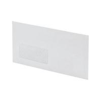 Postmaster Envelopes Wallet Gummed with Window 90gsm White DL Pack 500