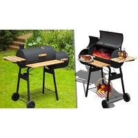 Portable BBQ Grill with Optional Smoker Firebox