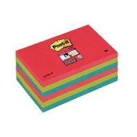 post it super sticky 76x127mm bora bora notes pack of 6 70 0051 9805 9