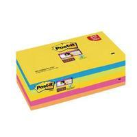 post it super sticky z notes 76 x 76mm rio collection pack of 12