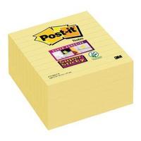 post it super sticky extra large 101x101mm 90 sheets canary yellow