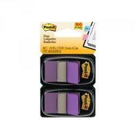 Post-it Index Dispenser Dual Pack Purple Pack of 100 680-P2EU