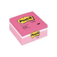 Post-it Notes Pink Colour Cube 76 x 76mm 2040P