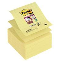 Post-it Super Sticky Extra Large Z-Notes 101x101mm Canary Yellow Notes