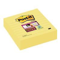 post it super sticky extra large 101x101mm 70 sheet canary yellow