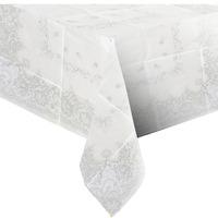 Porcelain Silver Party Table Cover