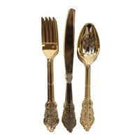 Porcelain Gold Cutlery