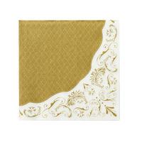 Porcelain Gold Party Napkins