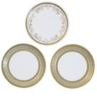 Porcelain Gold Assorted Canape Party Plates