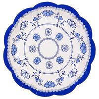 Porcelain Blue Small Paper Plates